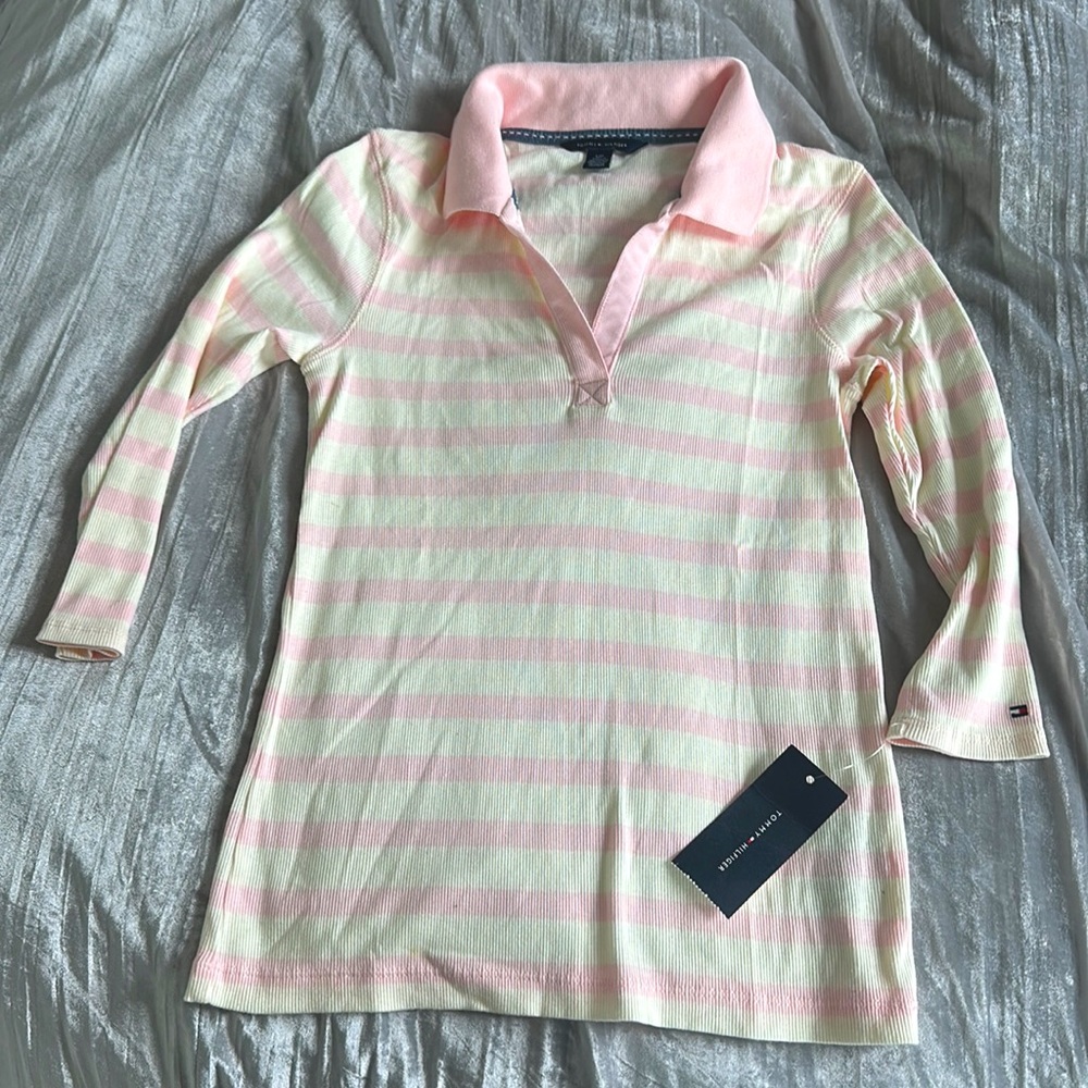 Hilfiger striped polo shirt